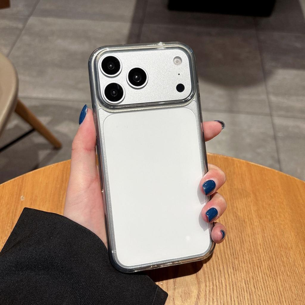 Модный гелевый чехол 2-в-1 для телефона подходит для iPhone 17 Pro Max Нескользящий 16/15/14 Pro Большое отверстие 13