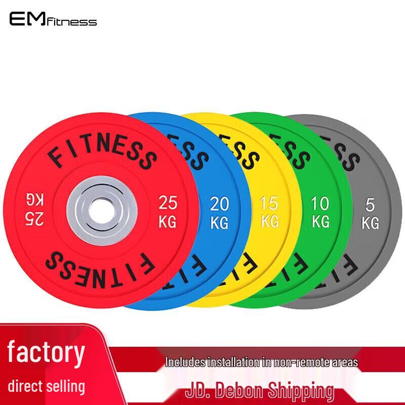 Yimai Rubber Barbell Weight Plate Set
