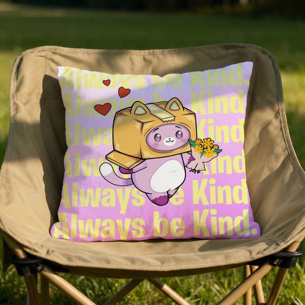 Cartoon LLankyboxes Cushion Cover Soft Reversible Durable Pillow Cover MultiScene Use for Home Car Daily Comfort