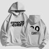 Autumn Winter Curry Basketball Hoodie Golden State Warriors Stephen Curry Black Men Women Fleece Warm Hooded Sports Hoodie Top