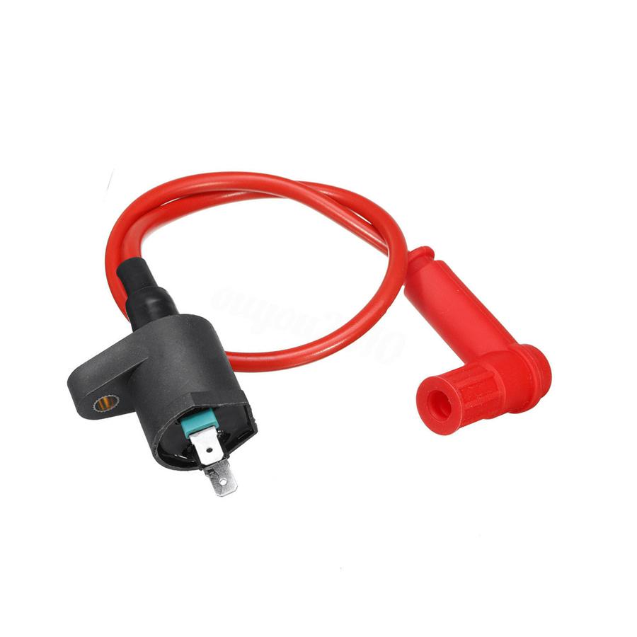 5X Cdi Coil Wiring Loom Spark Plug Kill Switch Kit For 50Cc-150Cc Kick Start Atv