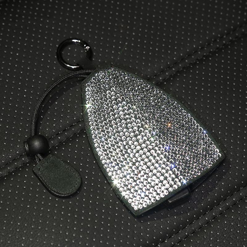 Роскошная универсальная сумка для ключей Super Flash Diamond для женщин, автомобильные аксессуары, чехол для ключей с блестящими кристаллами, автомобильный брелок-держатель