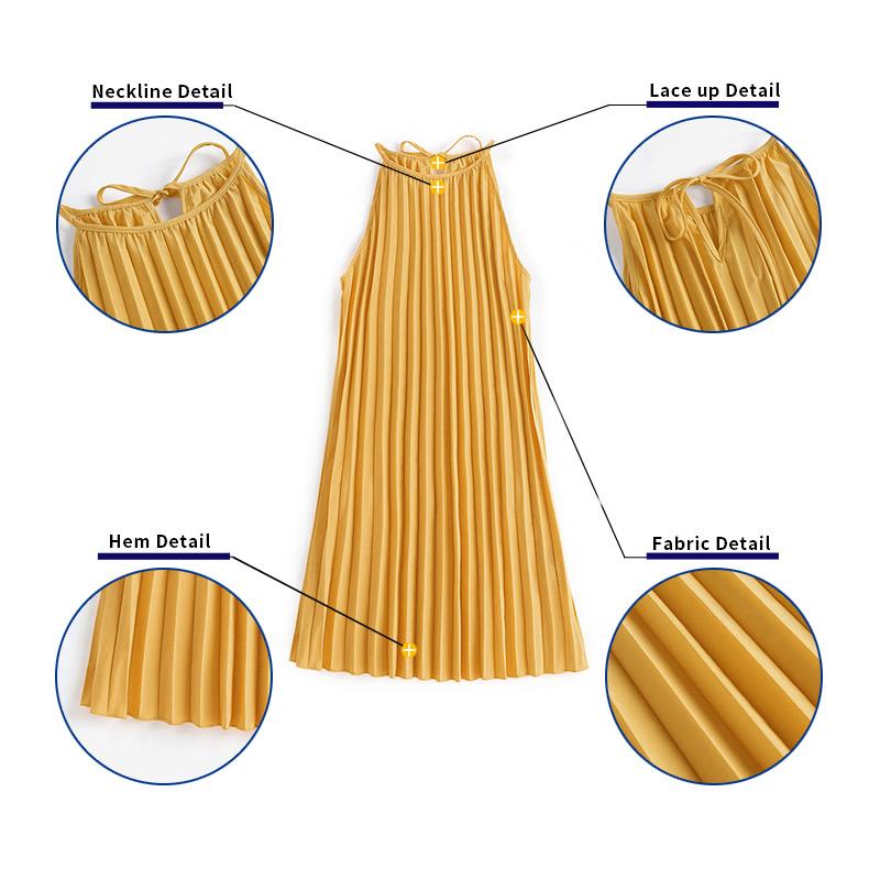 Celmia Летнее тонкое женское модное вечернее мини-платье без рукавов плиссированный сарафан однотонное повседневное свободное короткое платье размера плюс