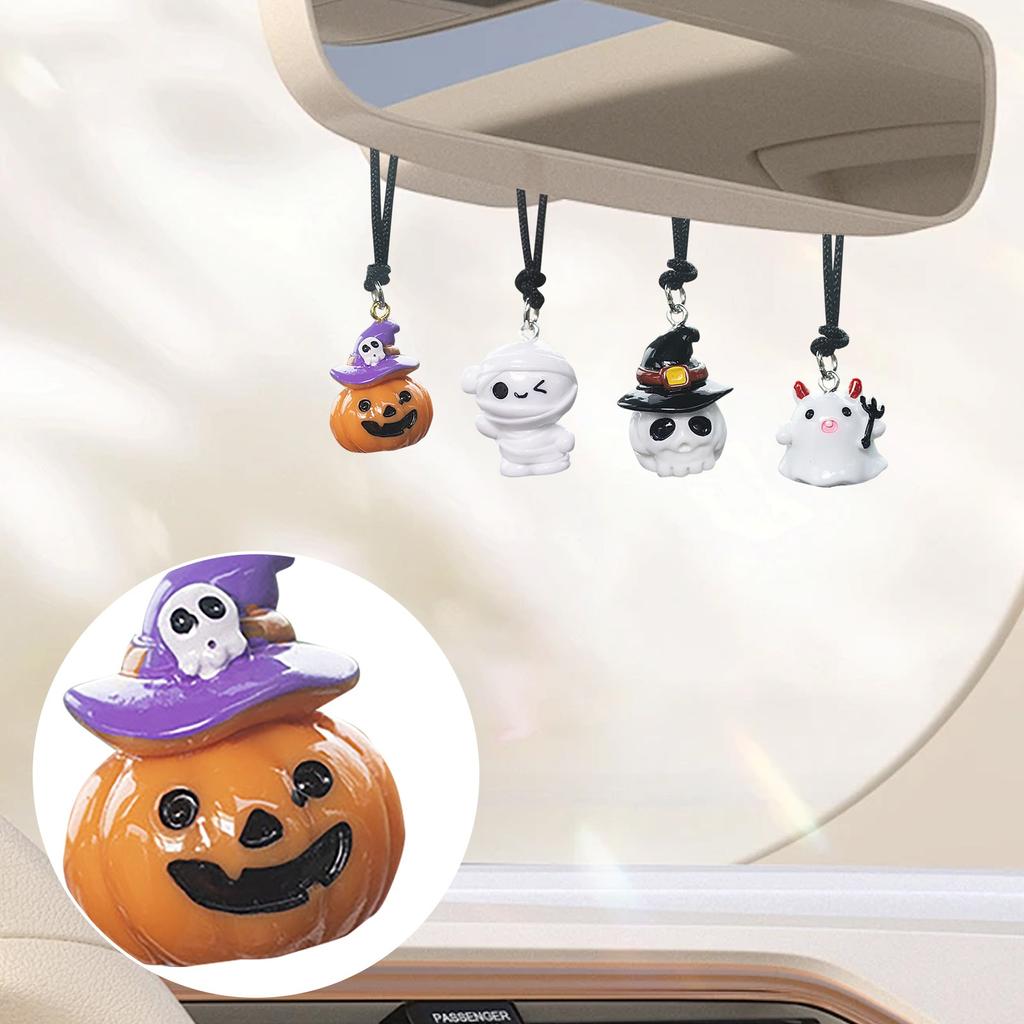 Автомобильные подвески Креативные Хэллоуинские милые автомобильные подвески Украшения для зеркала заднего вида автомобиля Украшения