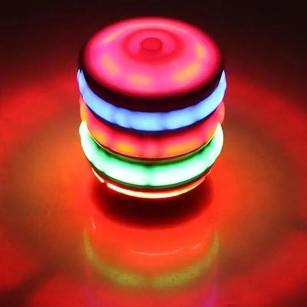 Colorful Rotating Gyro Laser Music Gyroscope New Spinning Top Boys Girls