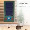 500mAh Animal Repeller Solar Powered Ultrasonic Rechargeable IP58 Waterproof Double Blinking LED Light