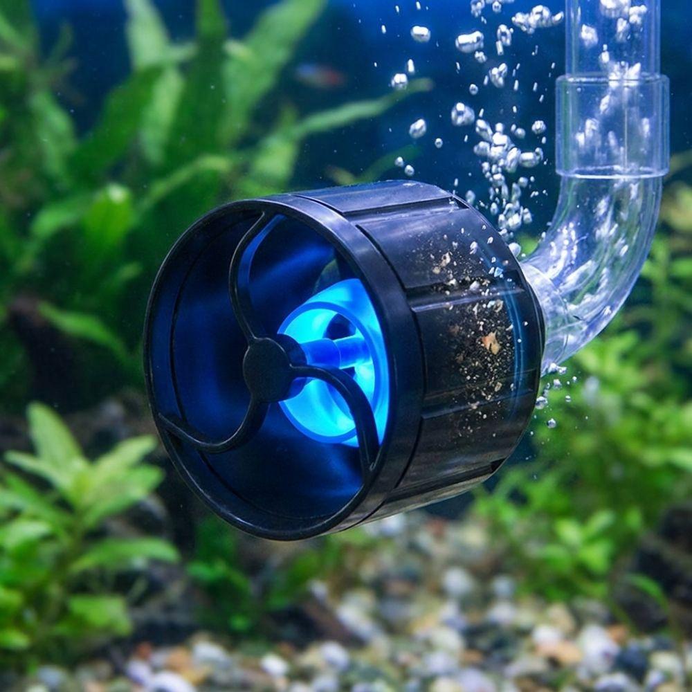 Glowing Aquarium Flow Fan Plastic Rotating Wave Nozzle Fish Tank Wave Maker Saltwater Tank