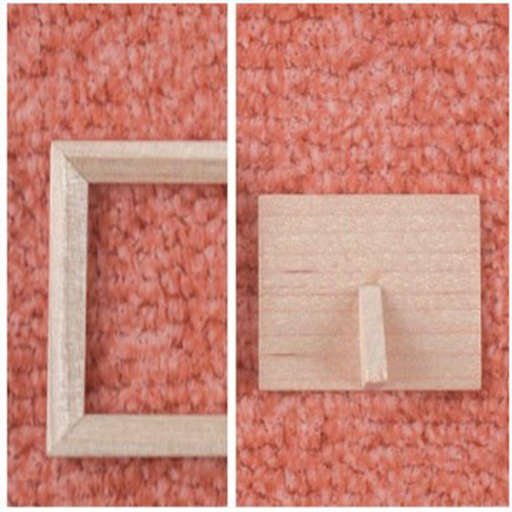 2 шт. Аксессуары для DIY Деревянная фоторамка Мини-дисплей для фото Высококачественная модель имитации мебели