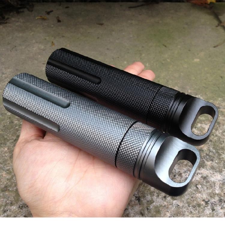 Легкий водонепроницаемый алюминиевый наружный держатель Контейнер для аварийных принадлежностей для кемпинга и походов на открытом воздухе