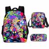 Printed Backpack Cartoon Schoolbag Pencil Bag Bag Shoulder