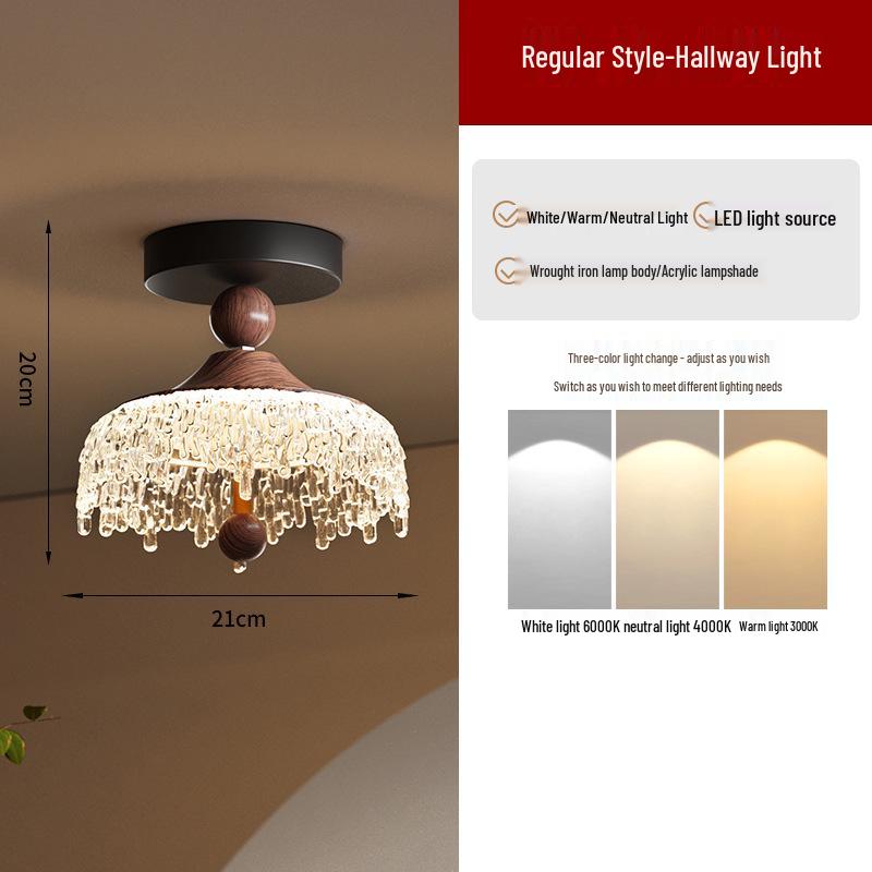 Подвесной светильник из ореха в стиле середины века для гостиной, столовой, прихожей, входа и коридора.