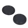2 Sets Front Rear Lens Covers Dustproof Protective Camera Lens Caps for Fujifilm GFX Series SLR Camera