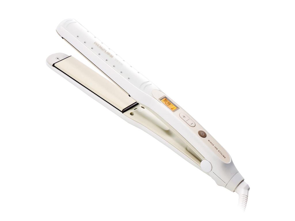 Koizumi Straight Hair 13 Levels of Temperature Speed Negative Available White Iron, Adjustment, Heating, Ions, Overseas, KHS-8130/W