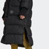 Adidas X Stella McCartney Collaboration Solid Color Logo Pocket Printed Long Cotton Coat Women Coats Black HI6082