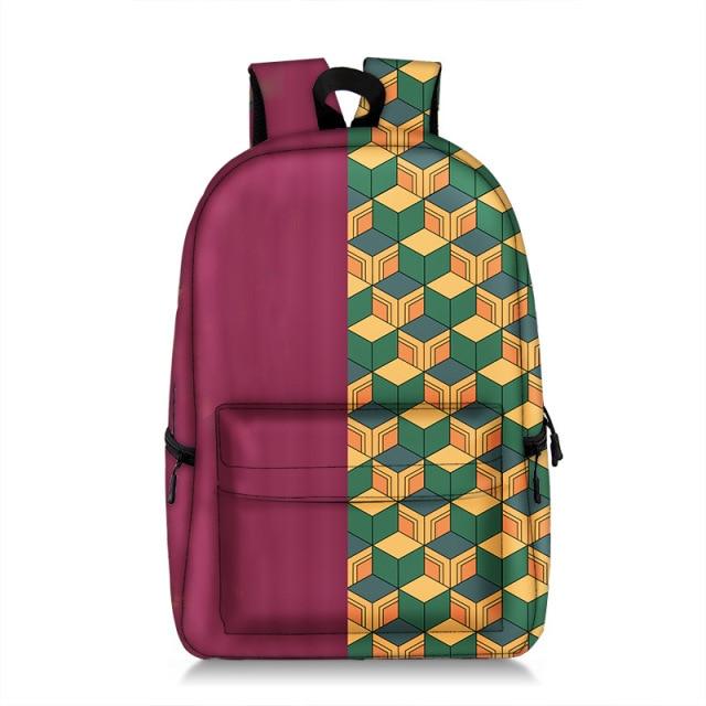 Anime Demon Slayer Backpack Waterproof Student School Bags Boys Girls Bookbag Cosplay Travel Bag Knapsack Fashion
