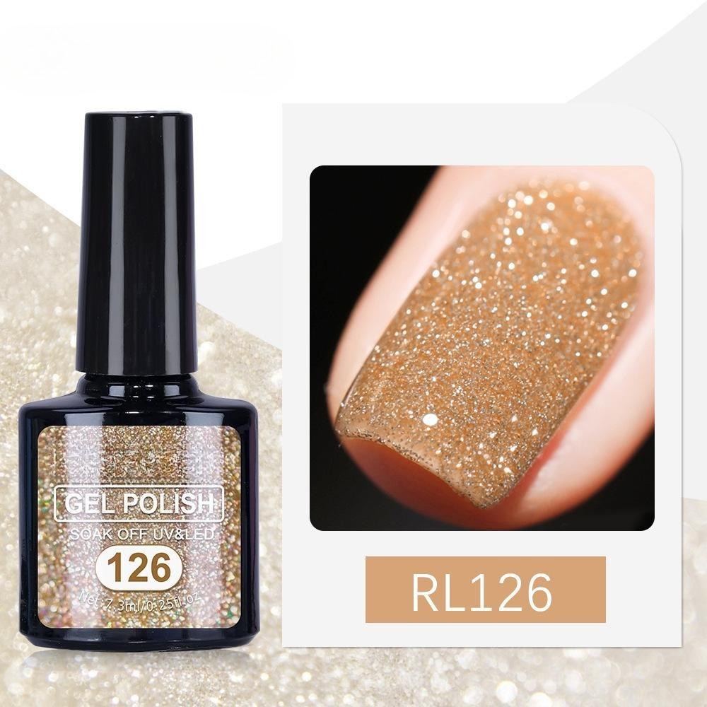 7,5 мл гель-лак для ногтей с блестками, замачиваемый УФ-светодиодный гель-лак для дизайна ногтей, маникюр