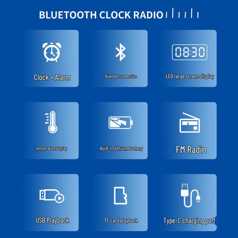 Philips Будильник-радио TAR3578 с Bluetooth-динамиком и ночником, штекер CN (адаптер в комплекте)