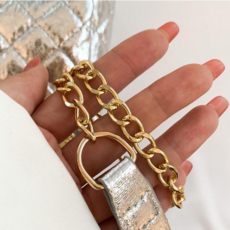 Yogodlns Роскошная стеганая сумка на плечо с лазерным дизайном и шевроном, женская сумка-мессенджер через плечо из искусственной кожи высокого качества с вышивкой нитью