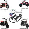 YOXUFA Mini Bike Throttle Kit Replacement For Coleman Minibike CT200U CT200U-EX BT200X Baja DB30 Warrior MB200 Predator 212Cc Motovox 196Cc 200Cc