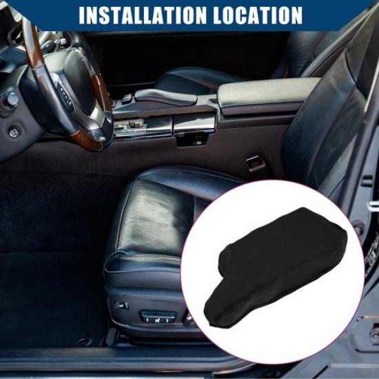 Car Center Console Armrest Covers for Mazda 3 2014-2017 Neoprene Fabric Black