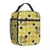Изолированная сумка-тоут для ланча Orla Kiely, портативная, с красочным принтом листьев, многоразовая термосумка-холодильник, ланч-бокс бенто для школы