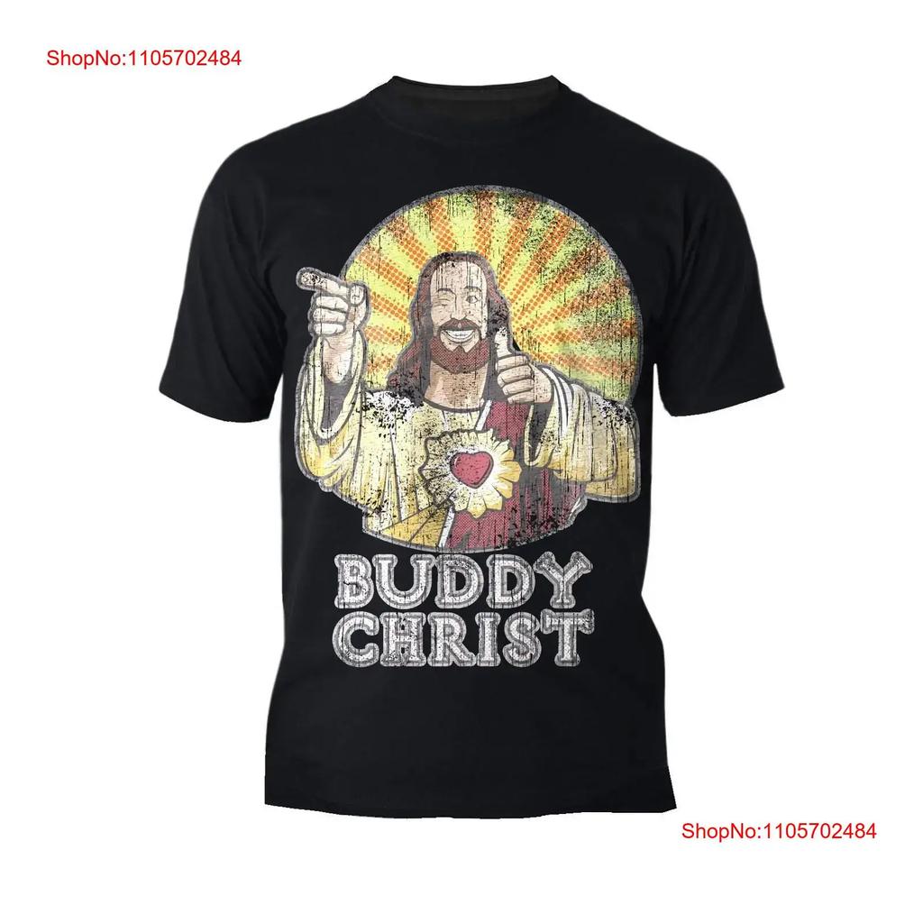 Kevin Smith View Askewniverse Buddy Christ Got Summer Vintage Variant Official Unisexs T Shirt Black Blue Pink Red Grey Yellow