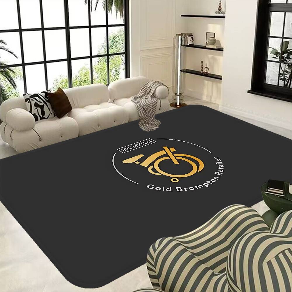 Brompton LOGO Entrance Door Mat Nordic Style Home Doormat Bathroom-Toilet Mats Bedroom Hotel Decor Mat