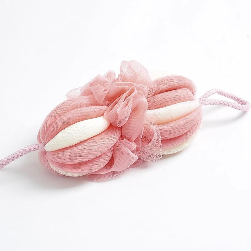 Мягкая душевая губка, банный шарик, удаление омертвевшей кожи, банная губка, придает сияние коже, удобный банный шарик для дома, принадлежности для ванной