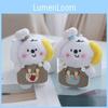 Lovable Chef Dog Plush Toy Keychain With Soft Fur And Attractive Cartoon Style