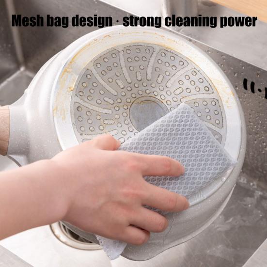 5/10 шт. Чистящая губка Уникальная сетчатая поверхность Сильная дезактивация Легкая губка для мытья посуды