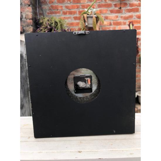 Античные деревянные квадратные настенные часы 12 дюймов морских для украшения дома офиса