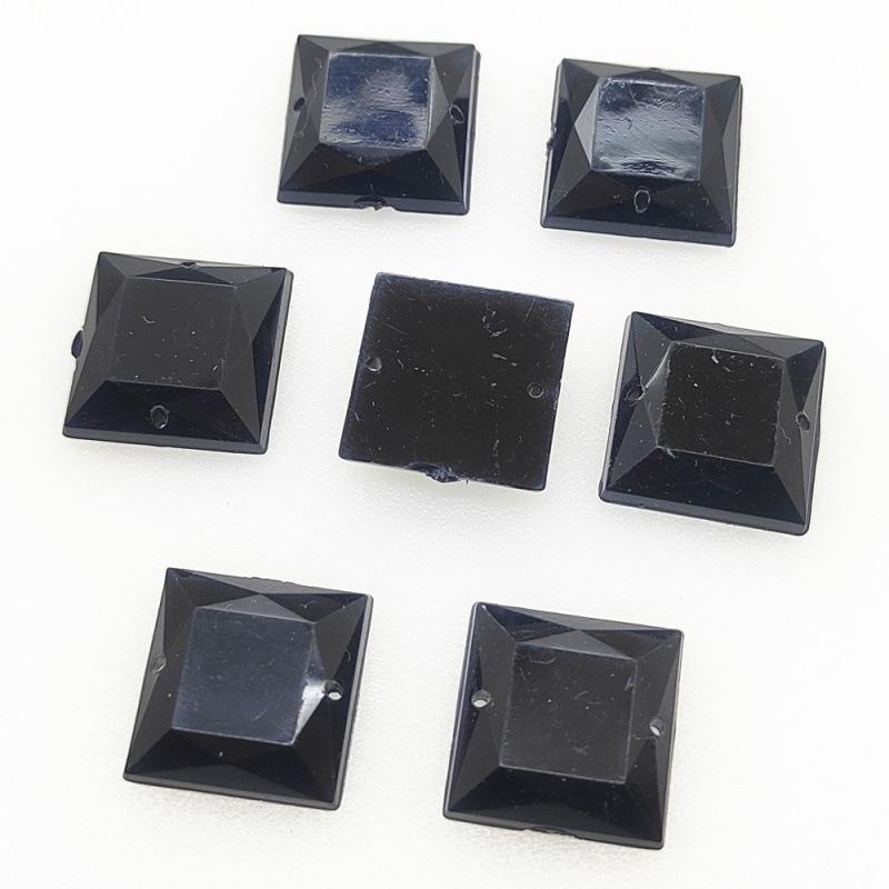 Hand-Sewn Rhinestone Dancewear Stickers, Irregular/Round Water Drop Shapes, Mixed Styles for Black Pool Competitions