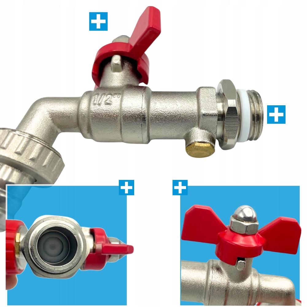 Garden Tap 1/2 Anti-pollution Draw Valve Outdoor Water Tap
