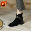Зима 2024 Осенние ботильоны для женщин Новые ботинки большого размера Теплые дизайнерские роскошные популярные трендовые туфли Y2k Женские короткие туфли