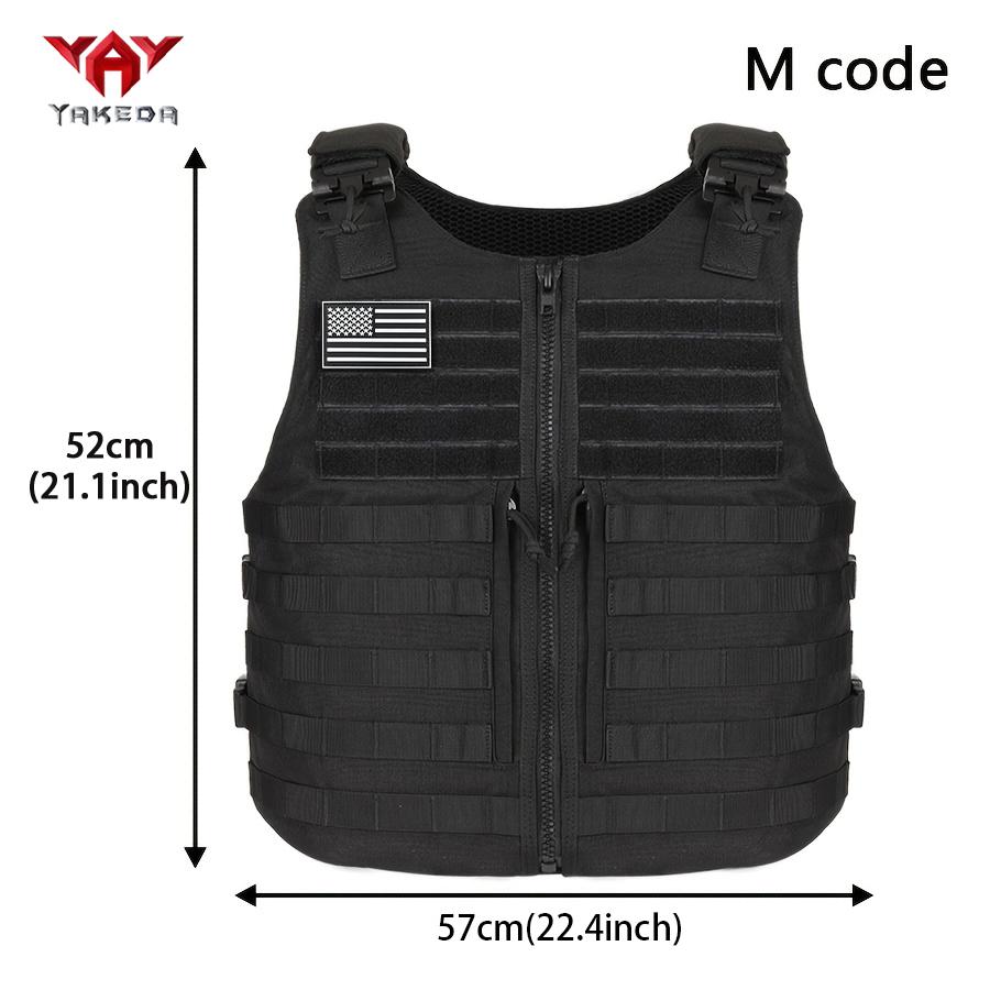 YAKEDA Полная MOLLE Расширение Быстросъемный Топ-майка Задняя Сотовая Сетчатая Подушка 1000D Прочная Ткань Скрытый Карман