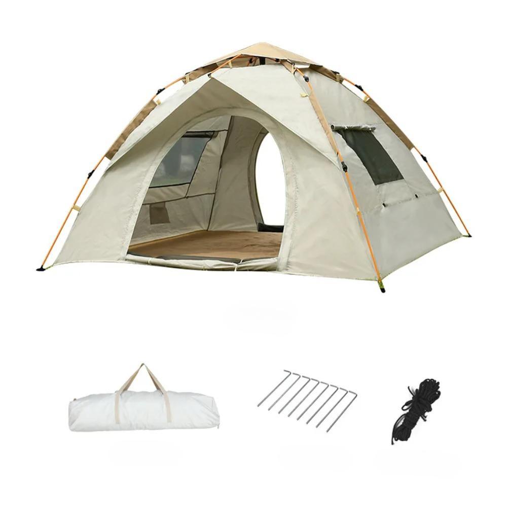 Семейная непромокаемая и ветрозащитная полностью автоматическая палатка для кемпинга, навеса от солнца, навеса для кемпинга, пляжа, легко открывающихся походных палаток
