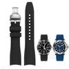 20 мм 22 мм Резиновый ремешок для часов с изогнутым концом Для Casio Swordfish Seiko Tissot Omega Водонепроницаемый Силиконовый Спортивный Ремешок Браслет 2027