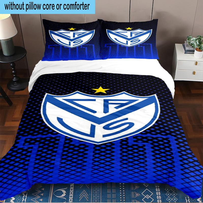 Club Atlético Vélez Sársfield 3PCS Bedding Set 2D Printing (Includes 1 Duvet Cover + 2 Pillowcases Coreless), Bedroom decor,Fan gift