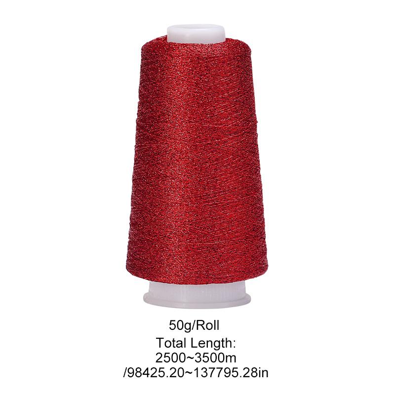 1Roll Gold Silver Yarns Woven Material Crochet Line Thin Shiny Silk Lines Needlework Sewing Embroidery Thread Jewelry Making
