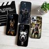 Rottweiler Doberman Guard Dog Phone Case for Redmi Note 12 12S 12C 13 13C 13R 14 14S 14R 14C 11A 13X A3 A3X A4 A5 Pro Max Plus