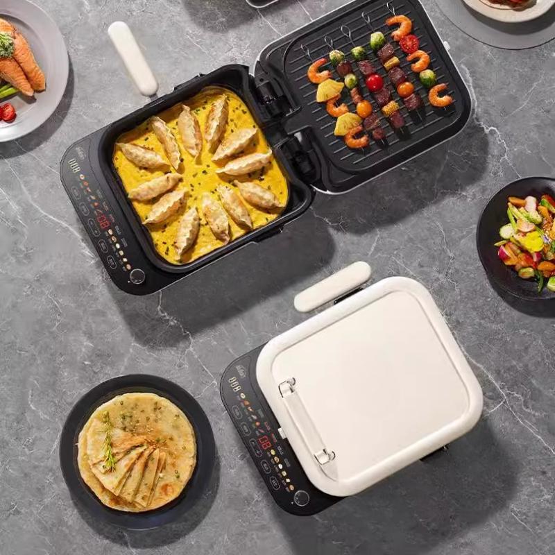Household Double-sided Heating Pancake Pan Deepened Enlarged Removable Washable And Detachable