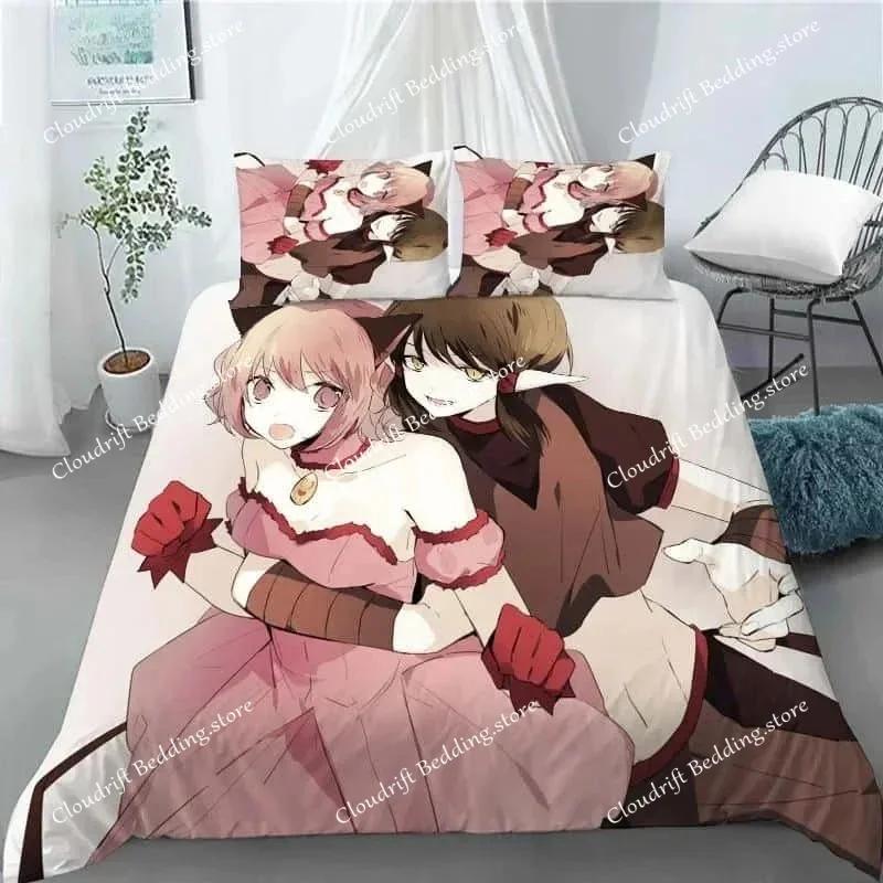 Новый 3D Аниме Каваи Девочки Tokyo.Mew.Mew Постельный Комплект Пододеяльник Постельное Белье Покрывало С Наволочкой Для Ребенка Домашний Текстиль