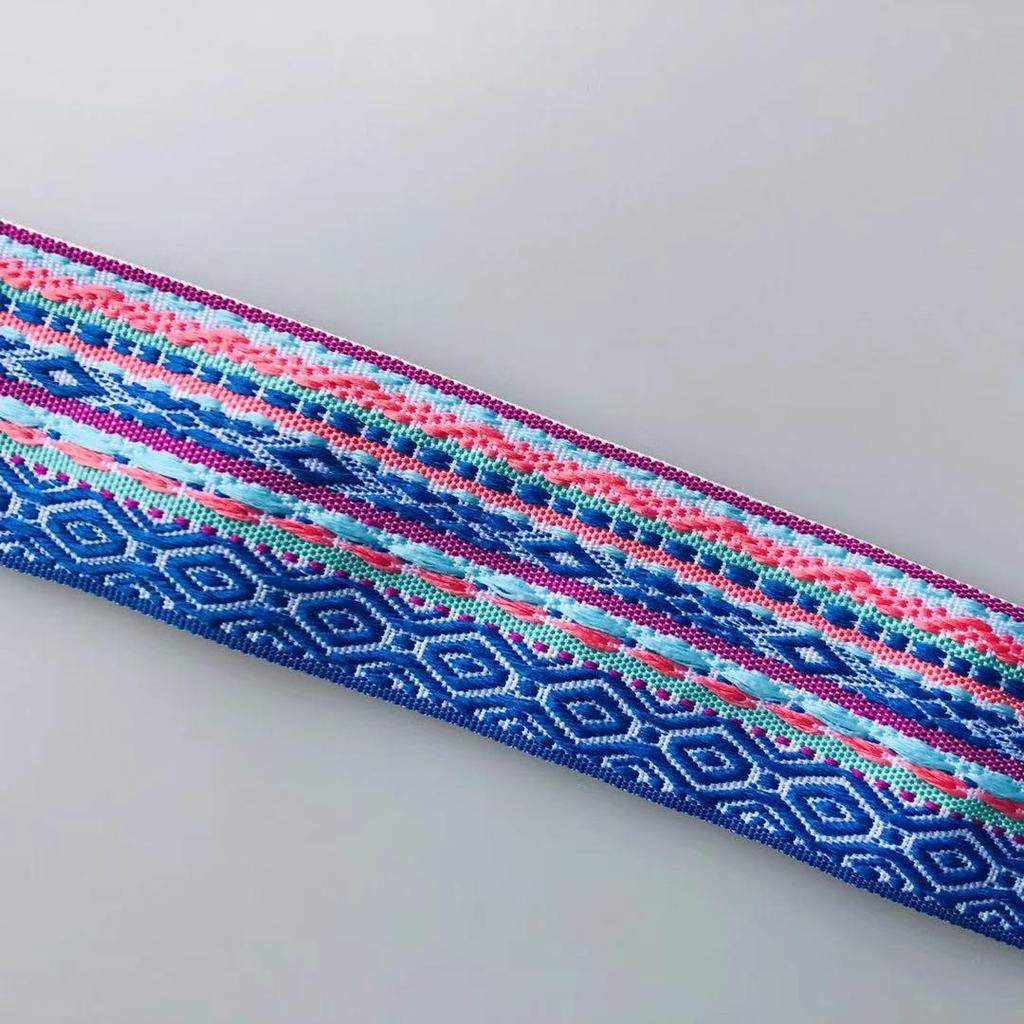 Геометрическое четырехугольное жаккардовое ленточное кружево, ширина 3,7-5 см, для одежды, обуви и сумок, аксессуаров (А-1532)