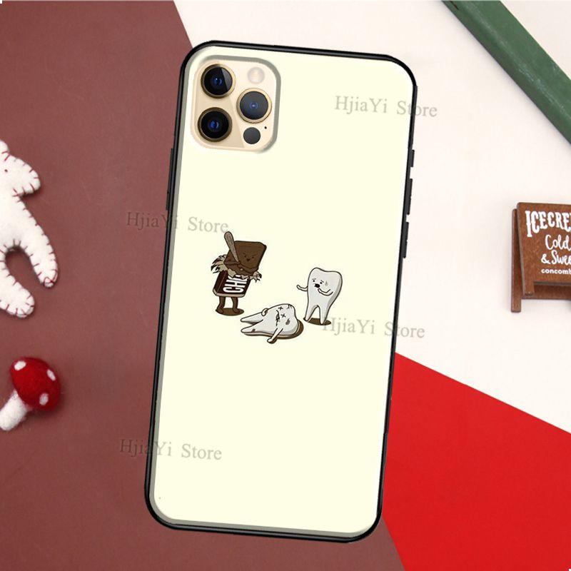 Чехол для телефона с изображением зуба стоматолога для iPhone 13 12 11 14 Pro Max Mini XS X XR 6S 7 8 Plus SE 2020 Мягкий чехол