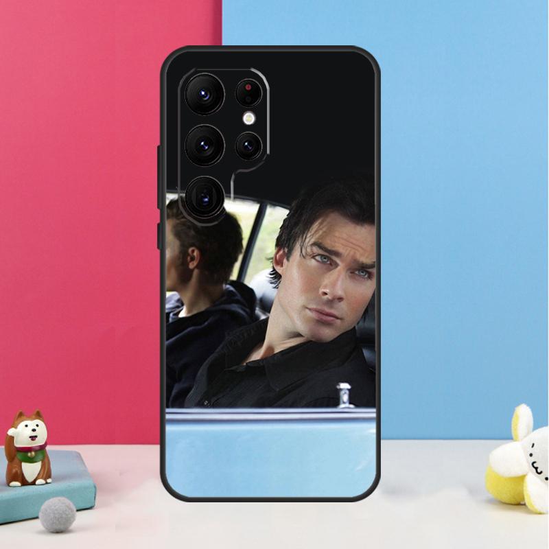 Чехол Damon Salvatore Дневники Вампира для Samsung Galaxy S24 S26 Ultra S20 S21 S22 S23 S25 Plus S10 S25 FE Задняя крышка