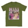 Diana Princess Of Wales 90s Style Men's T Shirt Tees Short Sleeve Crewneck T-Shirts 100% Cotton Graphic Printed Clothing