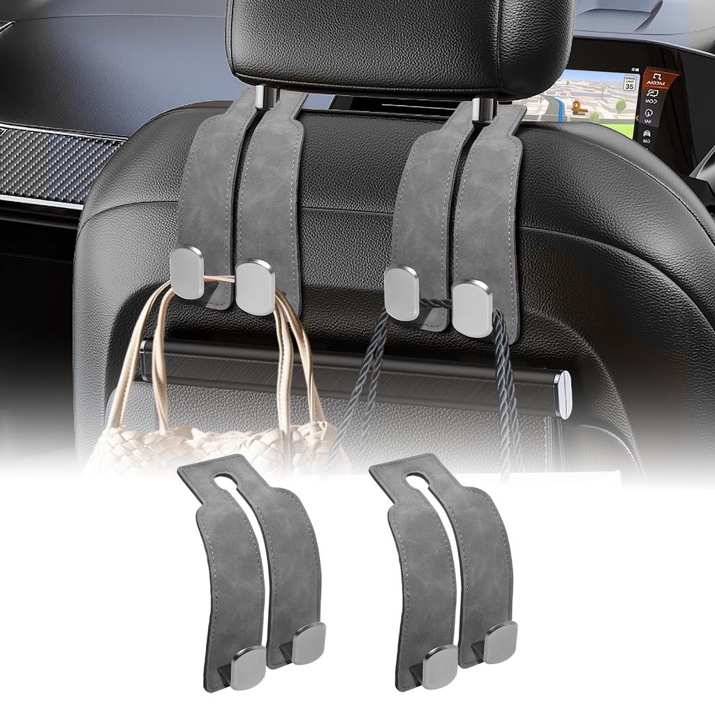 Mairearn Headrest Hook, Car Luggage Rack, Seat Hook, Car Luggage Rack, Fall Prevention, Zinc