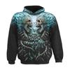 Spiral Direct Unisex Adult Flaming Spine Hoodie