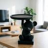 Медведь Ключница Миска для прихожей 3D-печать Милая статуэтка медведя с подносом Мультяшная фигурка животного Конфетница для декора интерьера дома