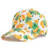 New Women Fruit Printed Baseball Cap Fashion Streetwear Hats